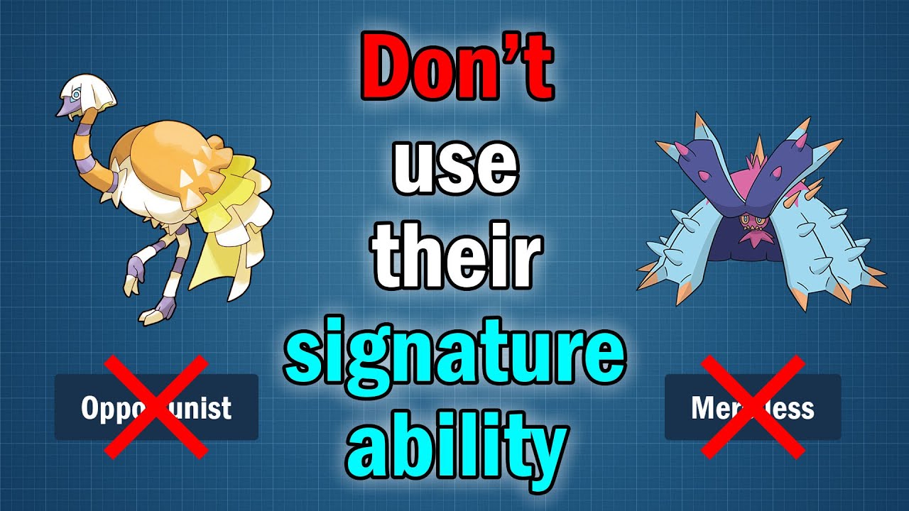 Pok&eacute;mon that DON'T Use Their Signature Ability