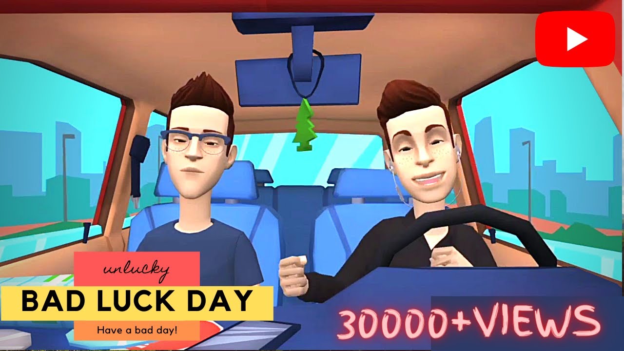 Plotagon In Hindi ( Bad Luck Day )New Story 2020 Hd.  By RW STUDIO'S