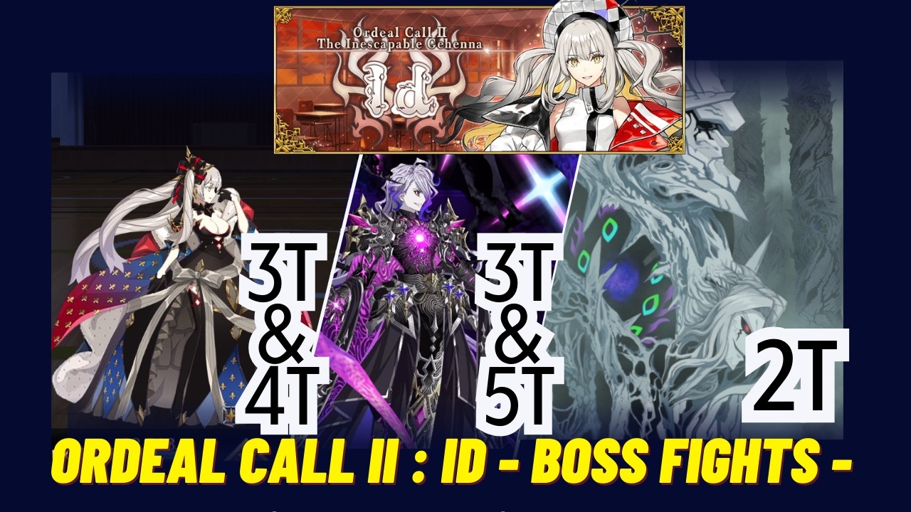 FGO Ordeal Call II: ID Boss Fights | Cagliostro & Monte Cristo