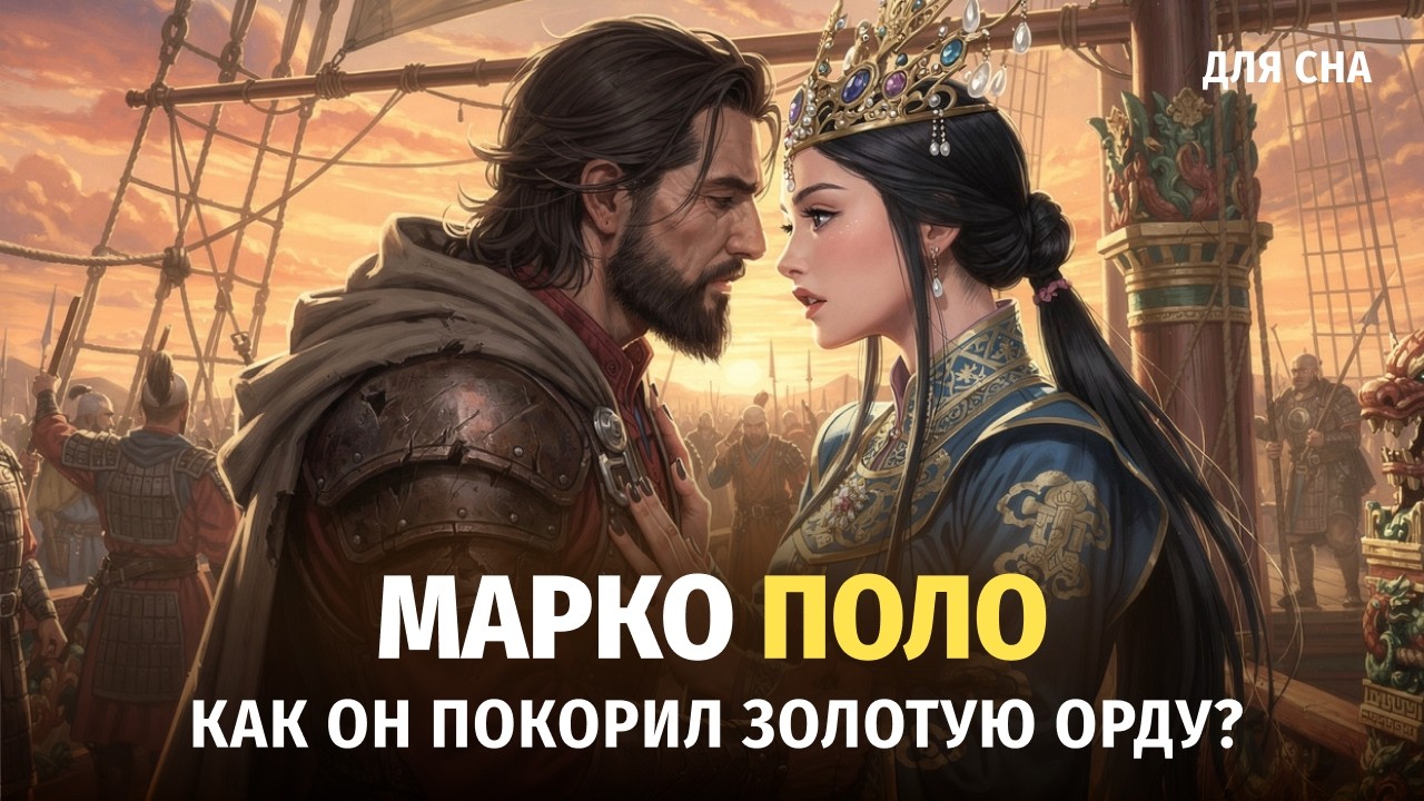 🧔 Марко Поло: Хубилай, Секта Ассасинов, Синяя принцесса, баран и побег из золотой клетки 🌙 Для сна