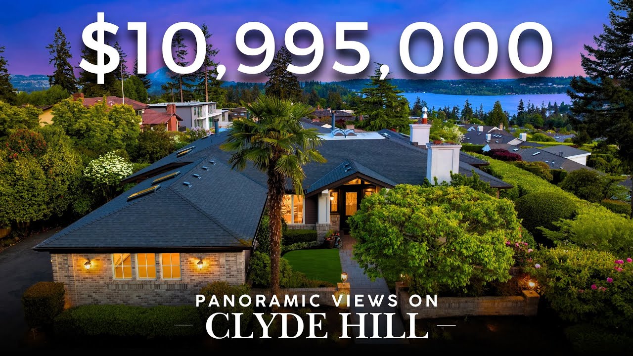 This Private Clyde Hill Home Has the Best Views in Washington | Luxury Real Estate Tours