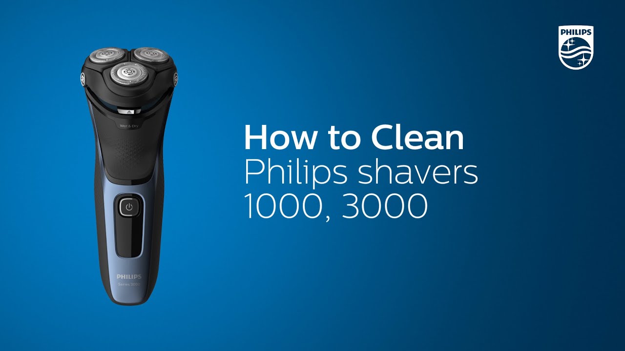 Как чистить бритвы Philips S1000 и S3000