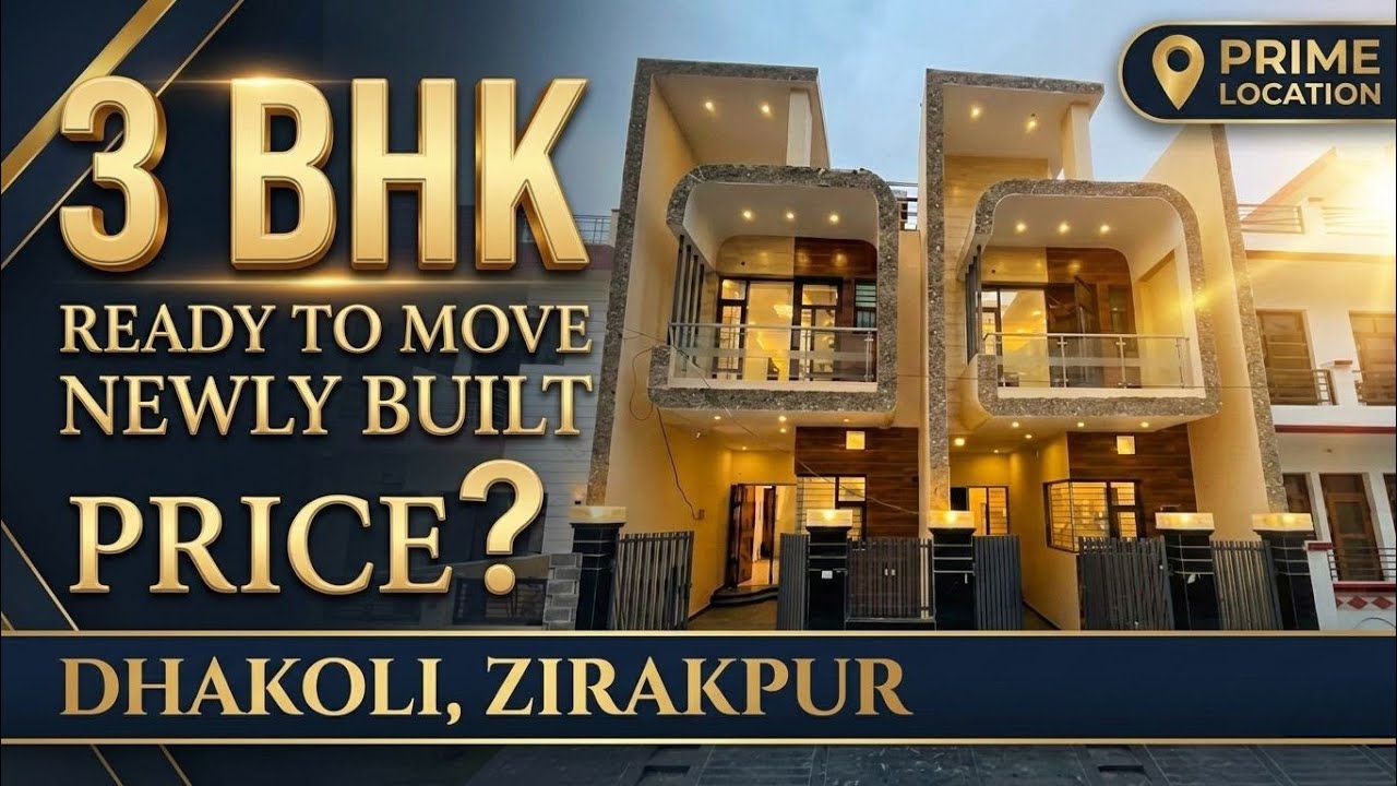 Independent Villa in Zirakpur | Dhakoli | ₹1.15 Cr | Call 805-413-9014 #dreamhome #interiordesign