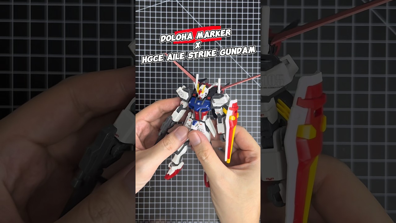 Doloha Marker X HGCE Aile Strike Bandai Part 3 | Repaint backpack | #ガンダム #gunpla #ガンプラ #gundamseed