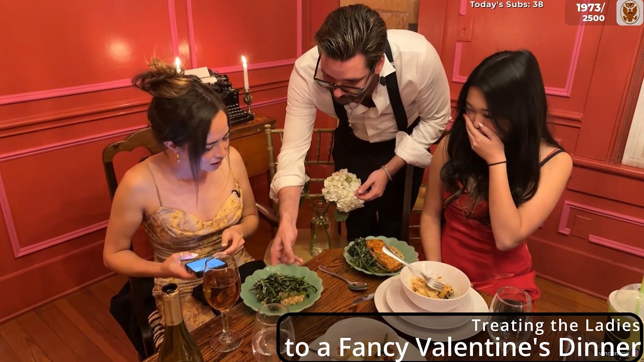 Cyr Whips Up a Romantic Valentine's Dinner for Maya and Emily