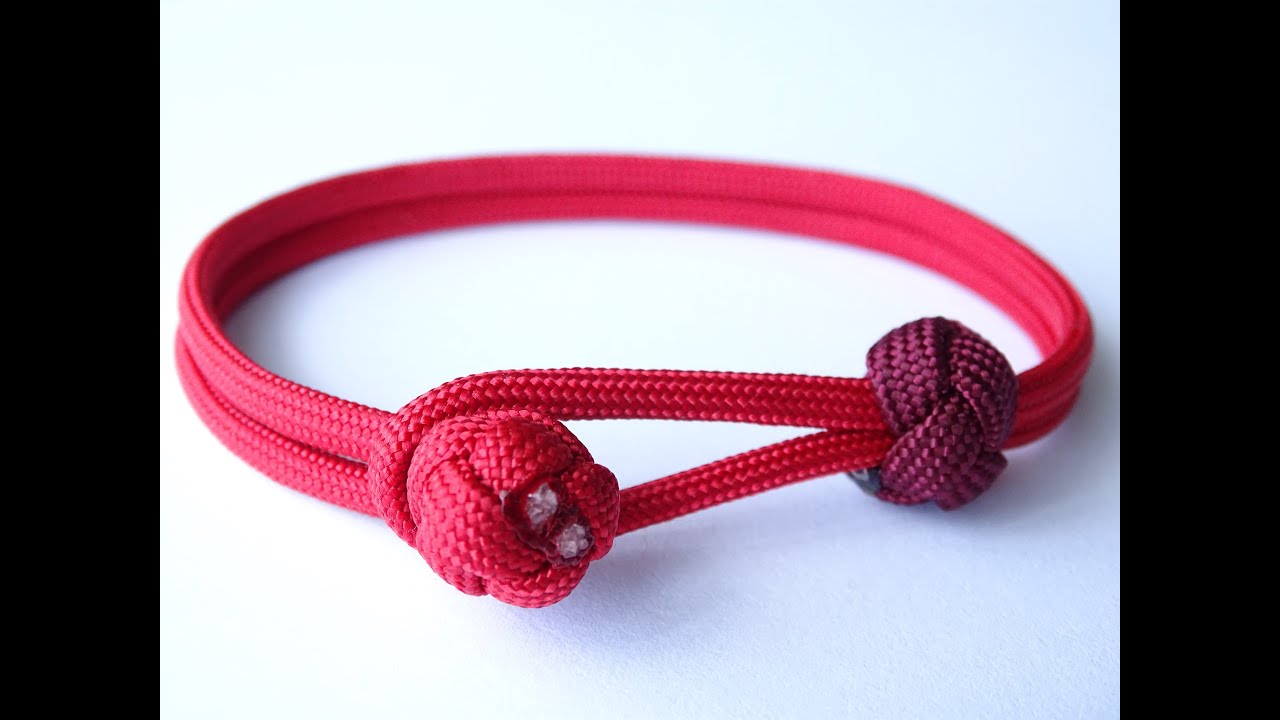 Make a Simple Sliding Ranger Bead/Lock Sistem Paracord Friendship Bracelet-DIY-CBYS