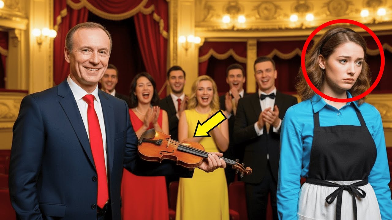 SPELAR DU FIOLEN GIFTAR JAG MIG!—hånade miljardären… tills hon spelade och tystade publiken!