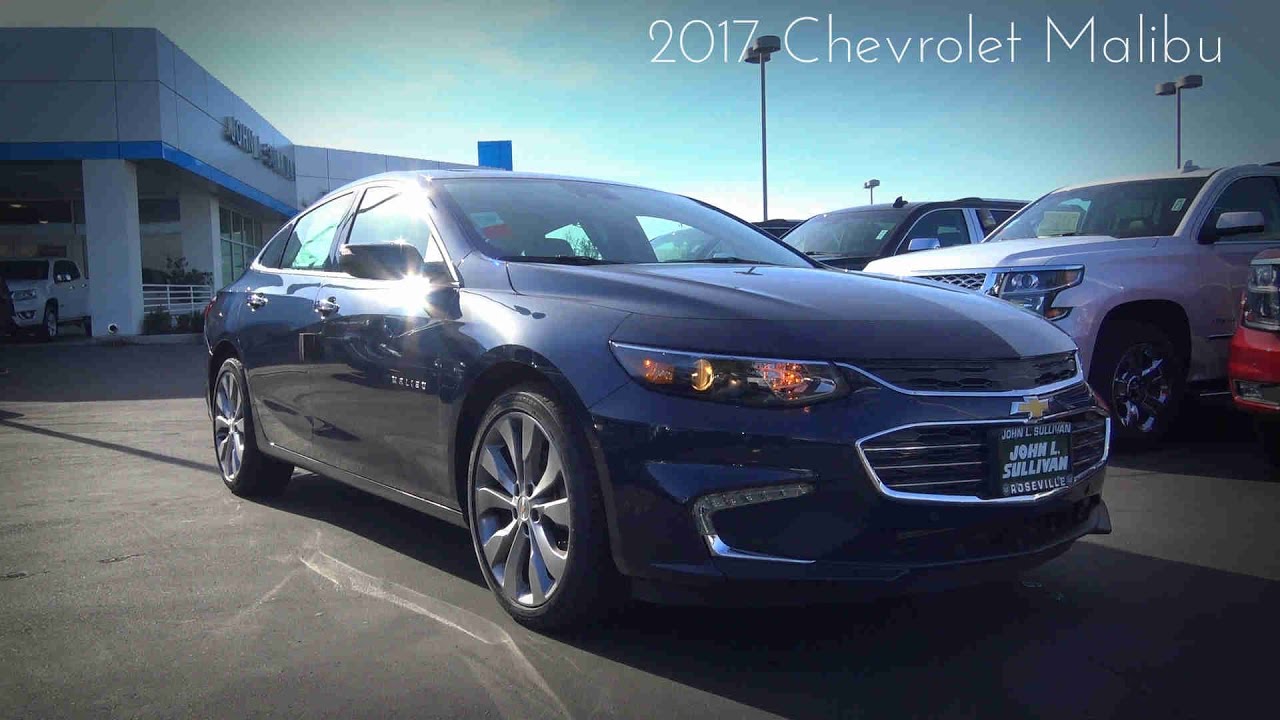Chevrolet Malibu 2LZ Premier 2.0 2017 года с турбонаддувом, 4 цилиндра