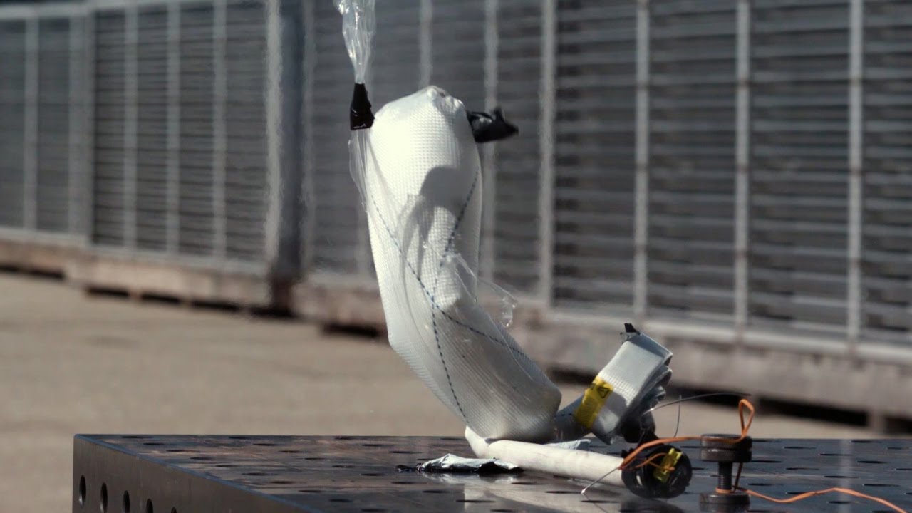 AIR BAG EXPLOSIONS 100,000 fps