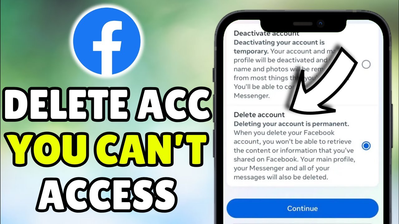 How To Delete Old Facebook Account That I Can't Access - Delete Old Facebook Account No Access