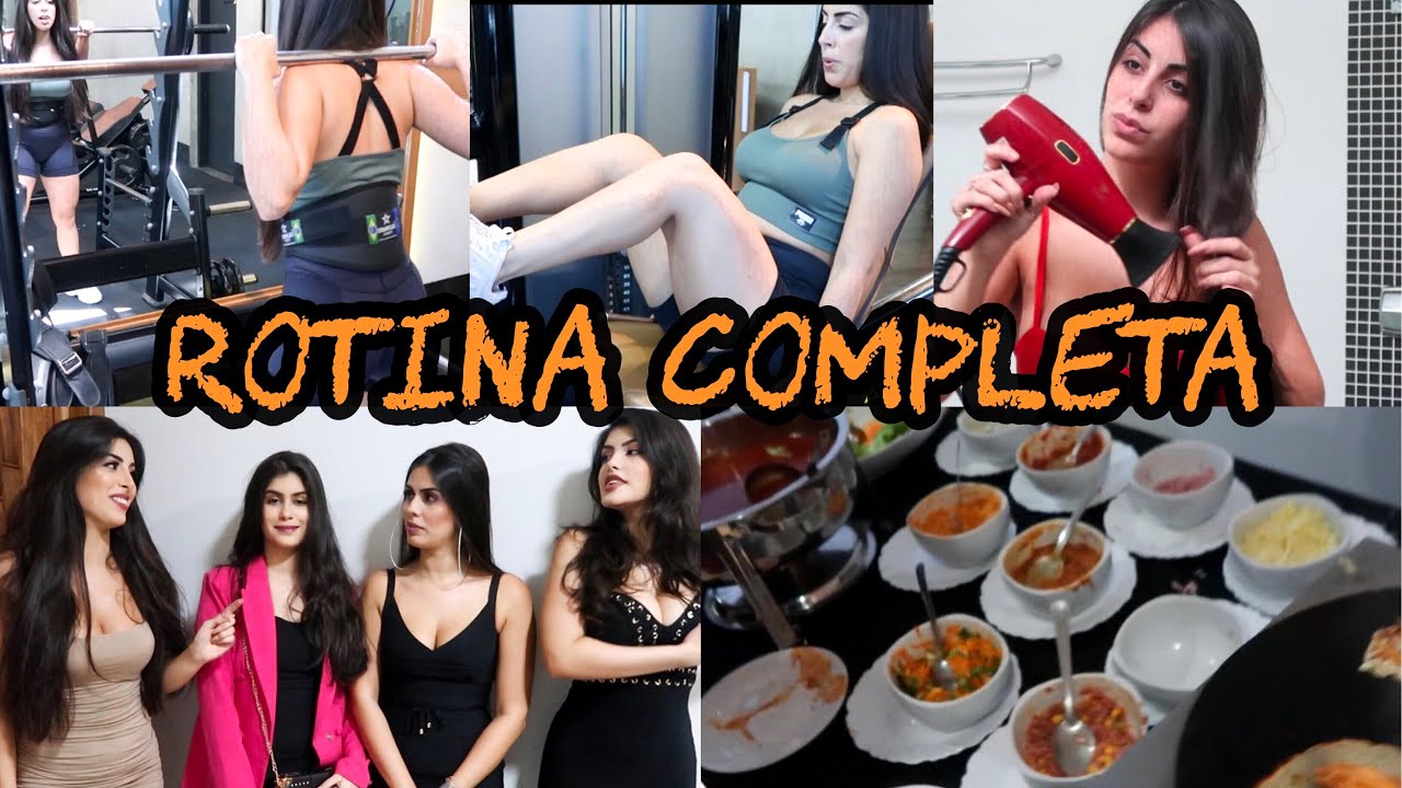 ROTINA: FESTA EM SÃO PAULO + MEU TREINO COMPLETO + SE ARRUMANDO COM AS IRMÃS + CUIDADOS COM O CABELO