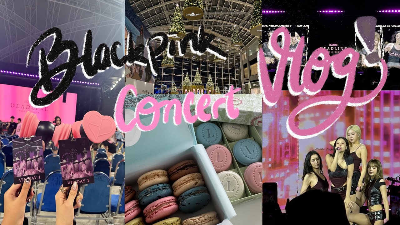 [CONCERT VLOG] Blackpink Deadline in Singapore, going back home for summer break💗|| Jennifer Pingkan
