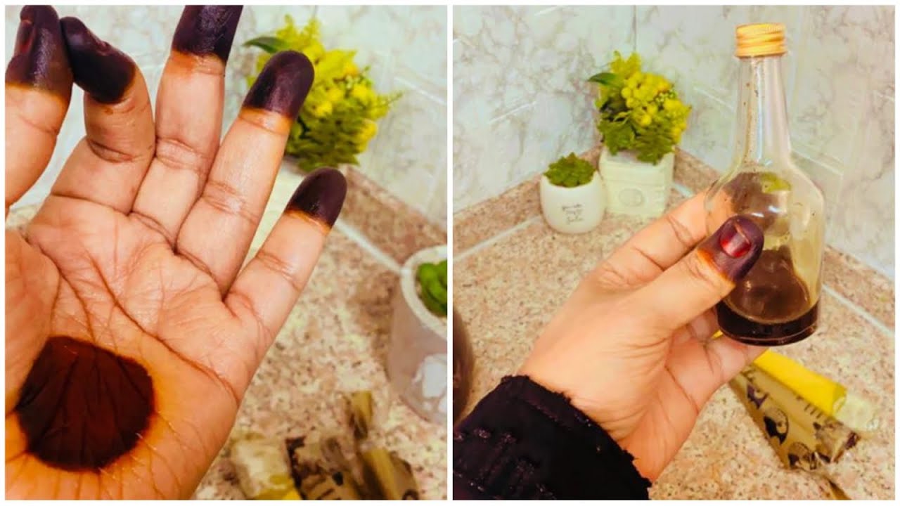 سر سواد الحنة /حنة حمراء وداكنة من اول مرة بمكون واحد بديل  المحلبية والنشادر 👍اول سودانية تعمله😍