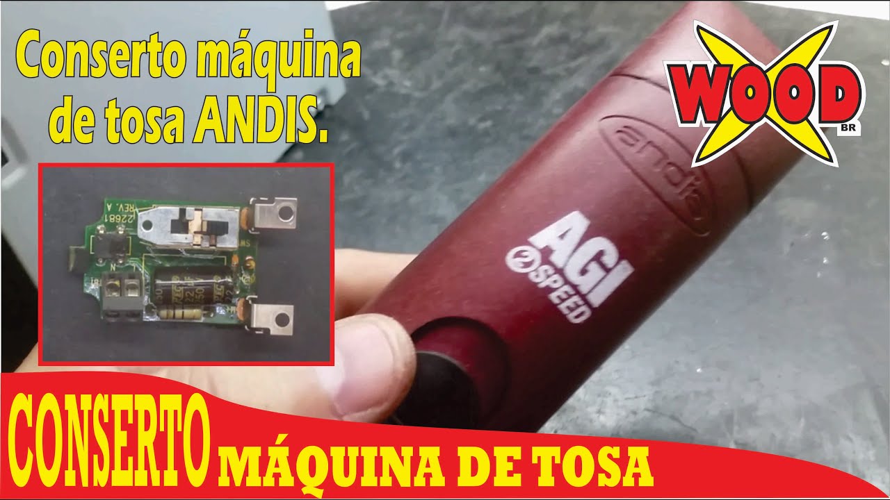 CONSERTO MAQUINA TOSA ANDIS #FACIL