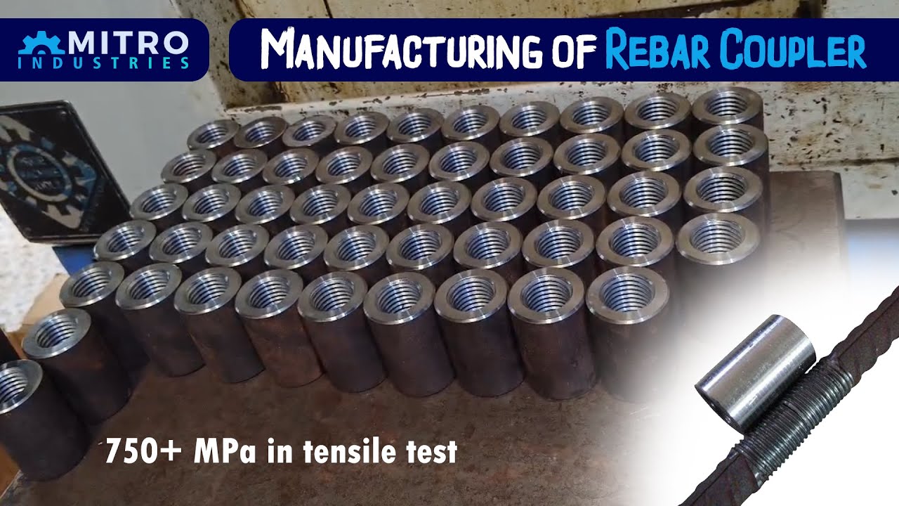 Manufacturer of Rebar Coupler | EN8D Rebar Coupler | Reinforcement Rebar Coupler | TMT Bar Coupler