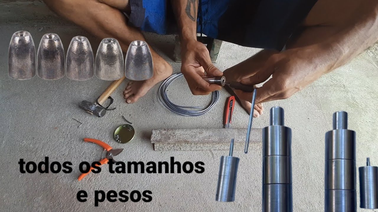 Fabrique seu próprio chumbo slug todos os tamanhos e pesos