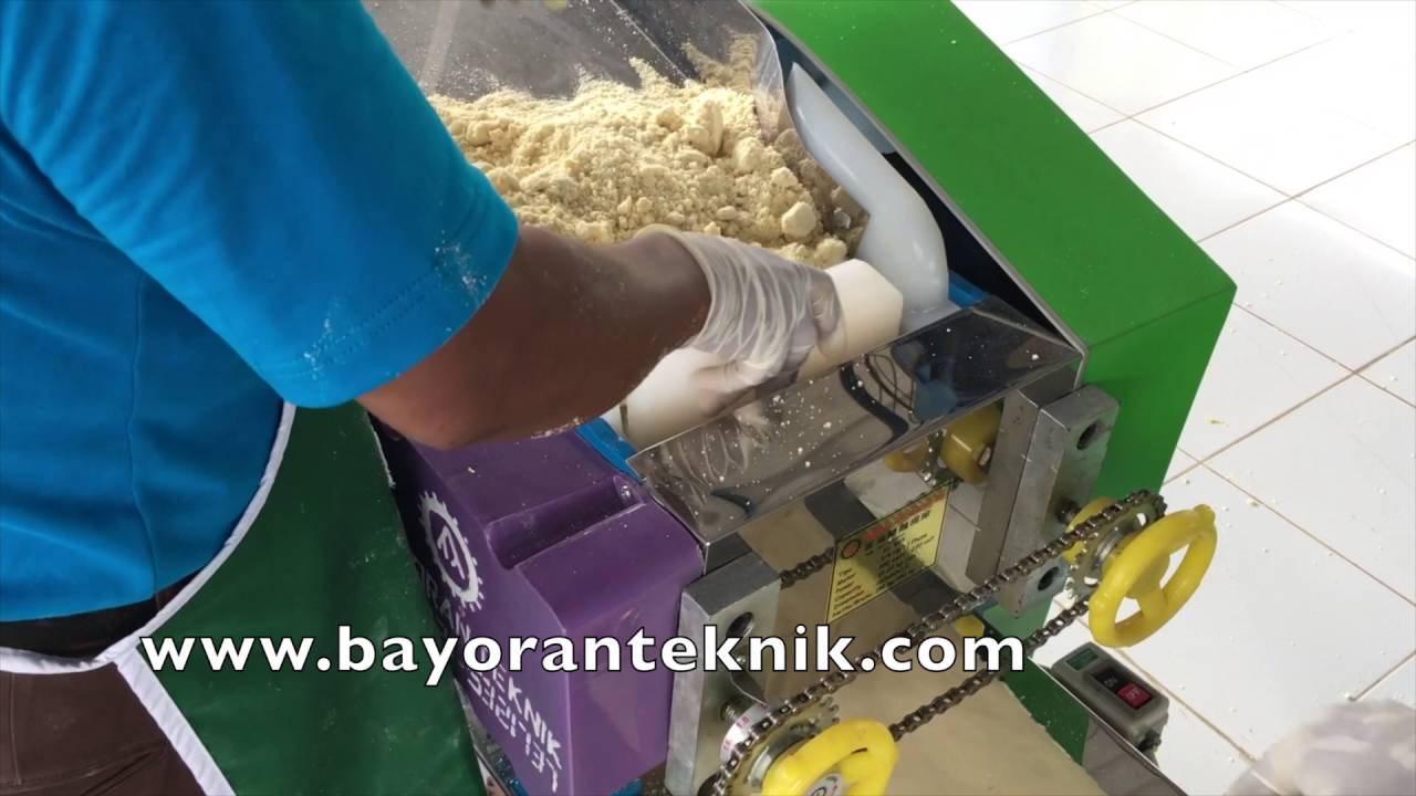 Tutorial Cara Membuat MIE KARET menggunakan Mesin Mie Tipe KL 945 dan Mixer MS 410