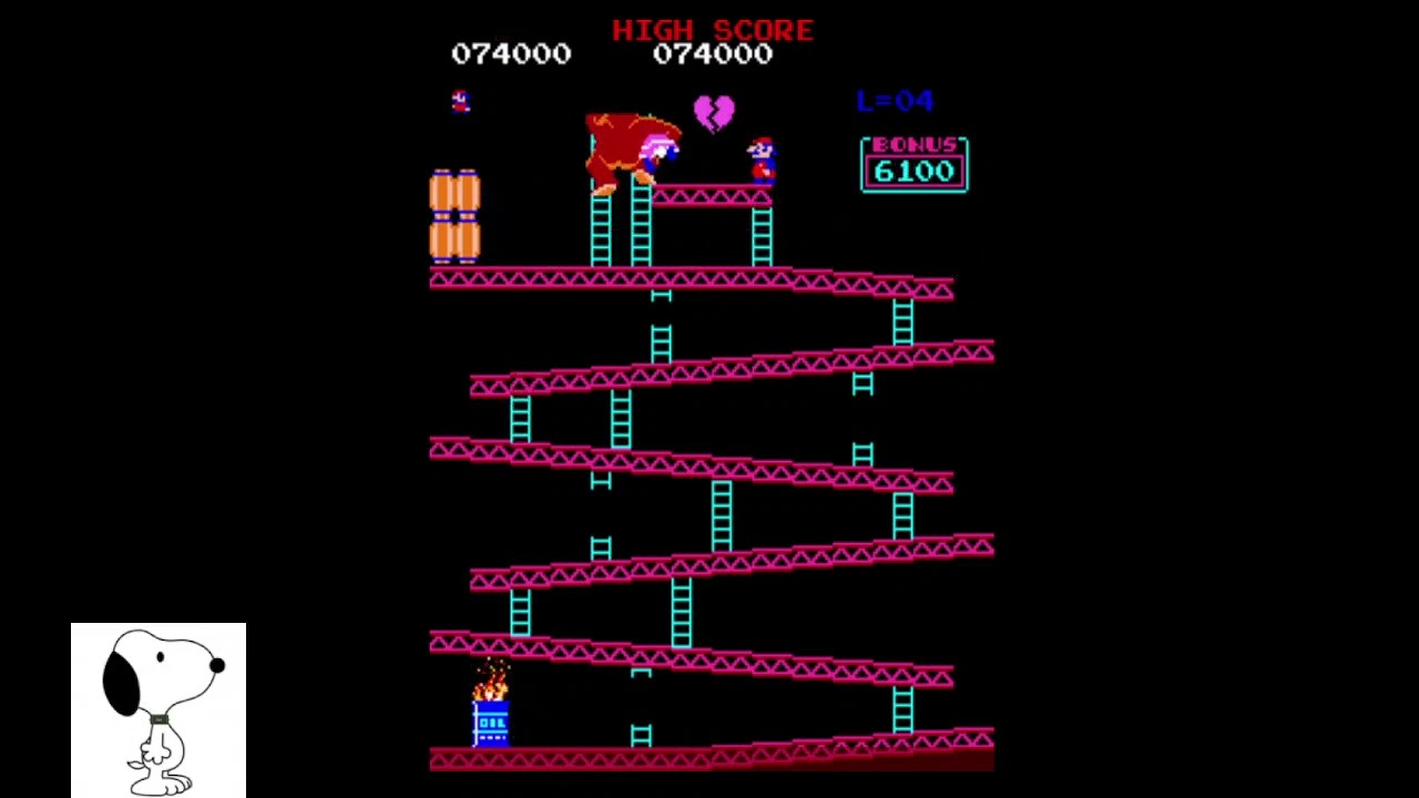 MAME - Donkey Kong (Japan) - 136,100