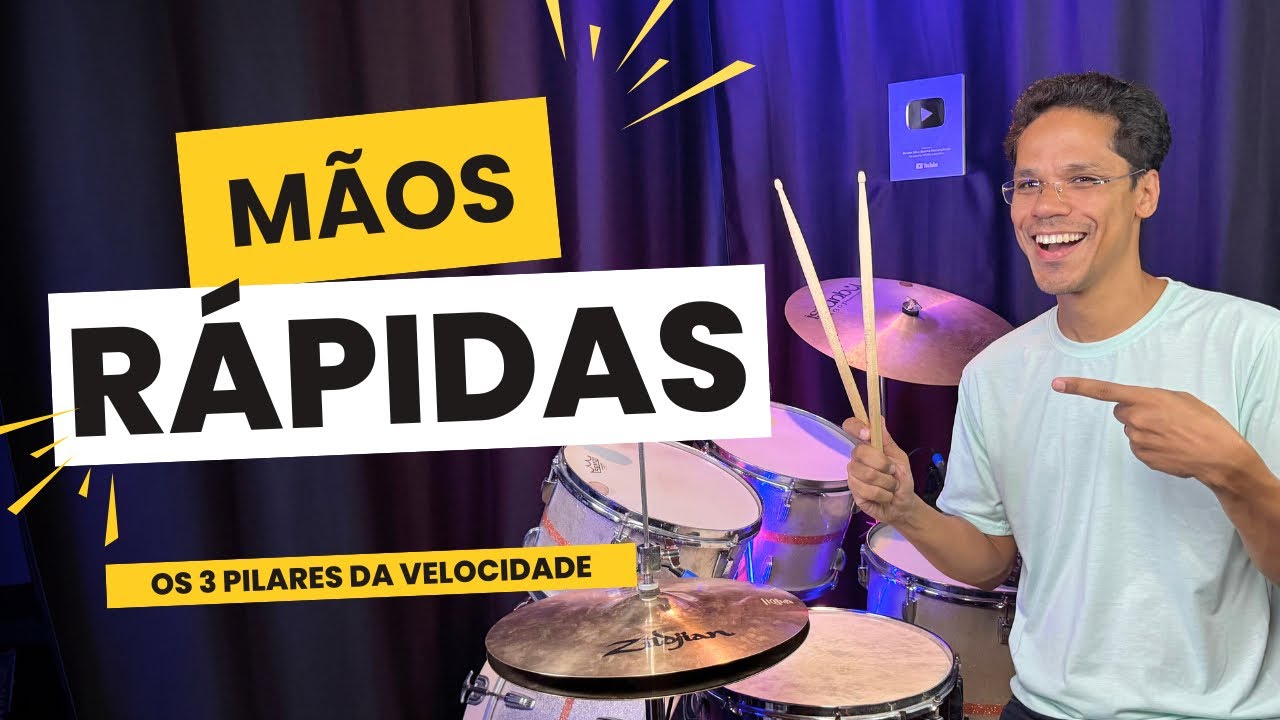 COMO GANHAR VELOCIDADE NA BATERIA (Treino Passo a Passo)
