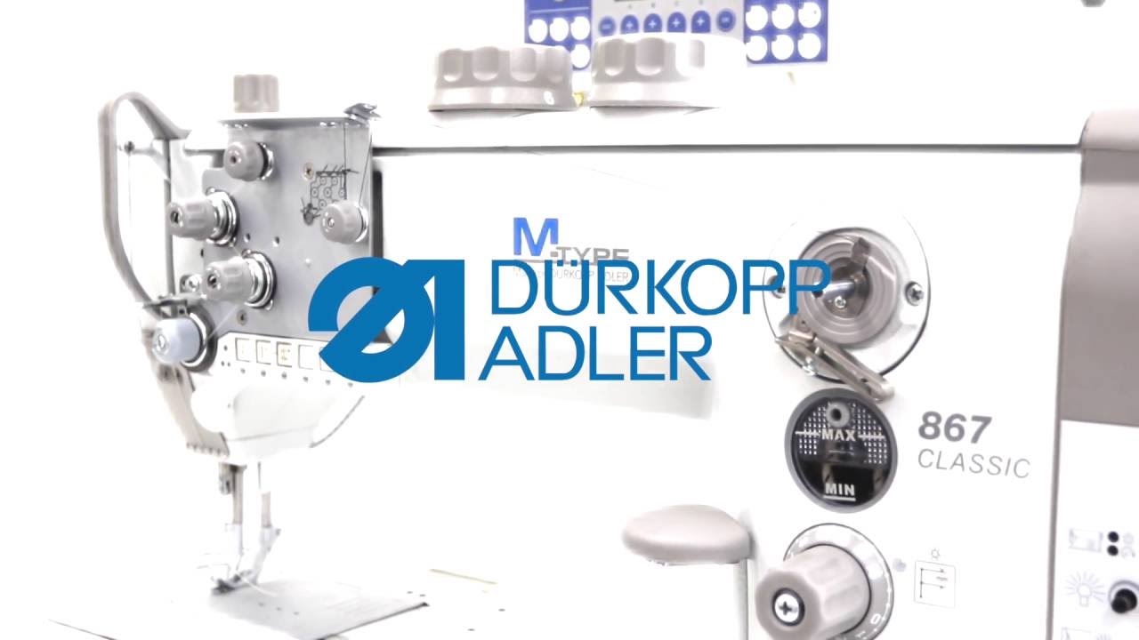 SERVICE VIDEO - Dürkopp Adler cl. 867 -  Basic settings KFA 
