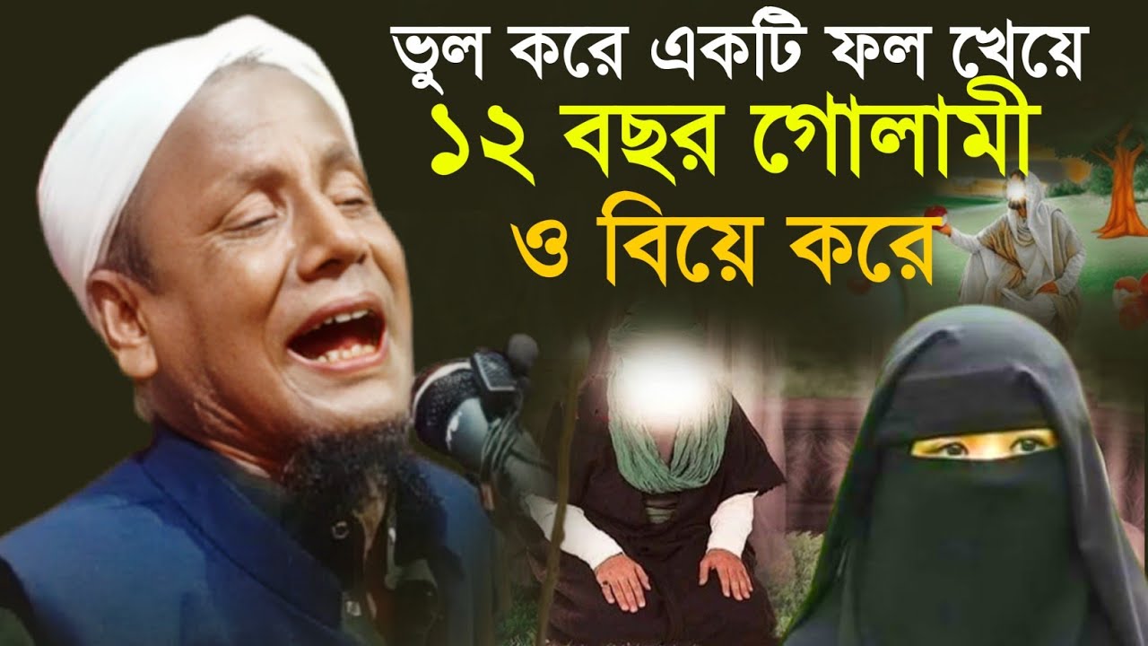 ১২ বছর গোলামী ও বিয়ে করে ভুল করে একটি ফল খাওয়ার কারণে। Maulana Afsar Ali Bayan.