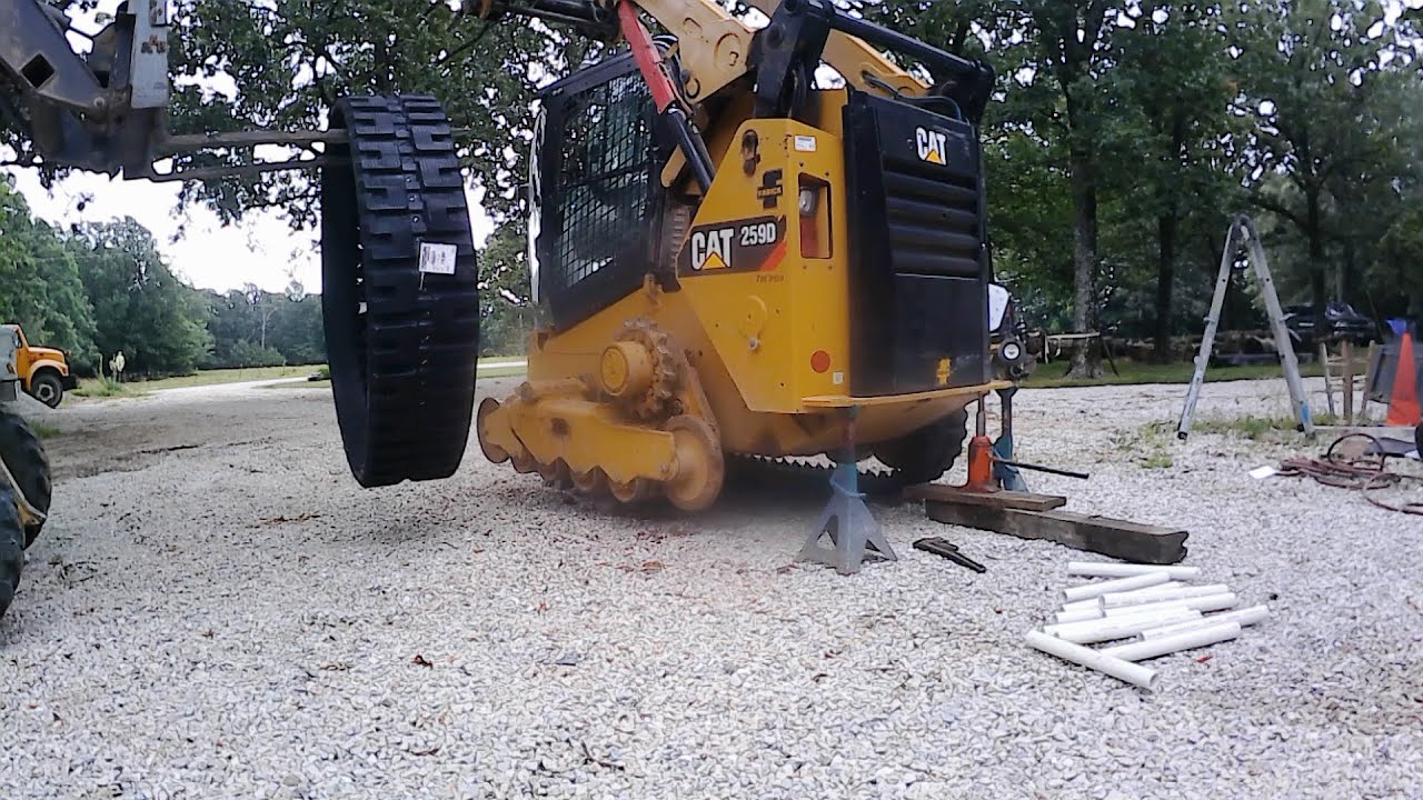 Как сменить рельсы на кабеле Cat 259D