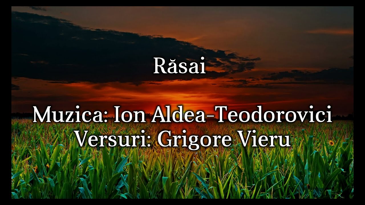 Doina și Ion Aldea-Teodorovici - RĂSAI [ Karaoke / Minus / Versuri ]