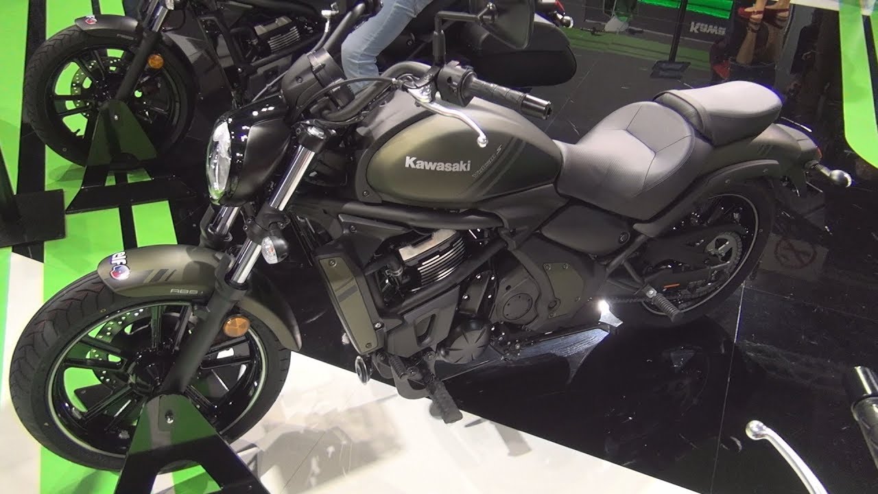 Kawasaki Vulcan S Green Metallic Matte Covert (2019) Exterior and Interior