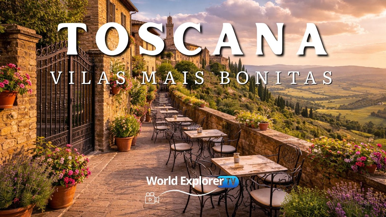 As 5 vilas mais bonitas da Toscana, Itália | Vídeos de viagens em 4K