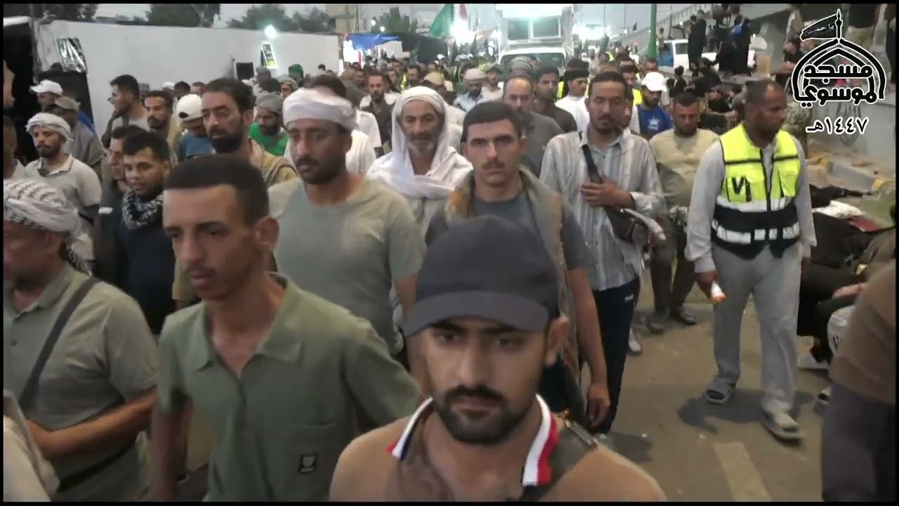 موكب عزاء بني عامر المشاية يوم 10 صفر 1447 هـ - اليوم التاسع قبل الظهر