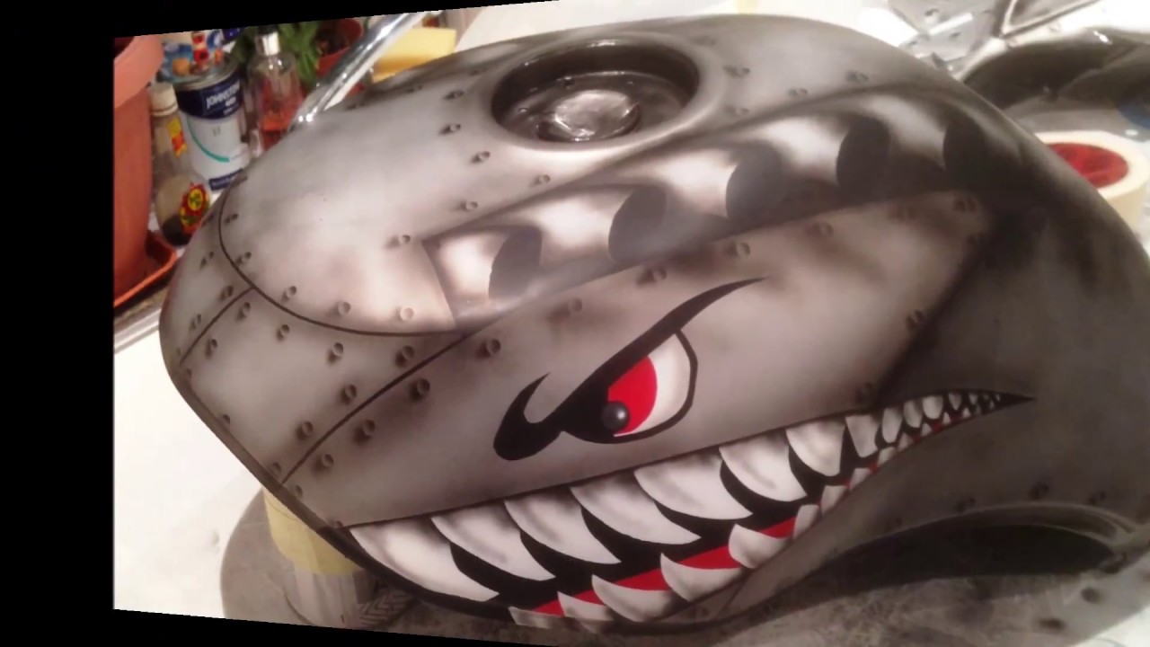 Suzuki Bandit Custom Airbrushed Street fighter Build