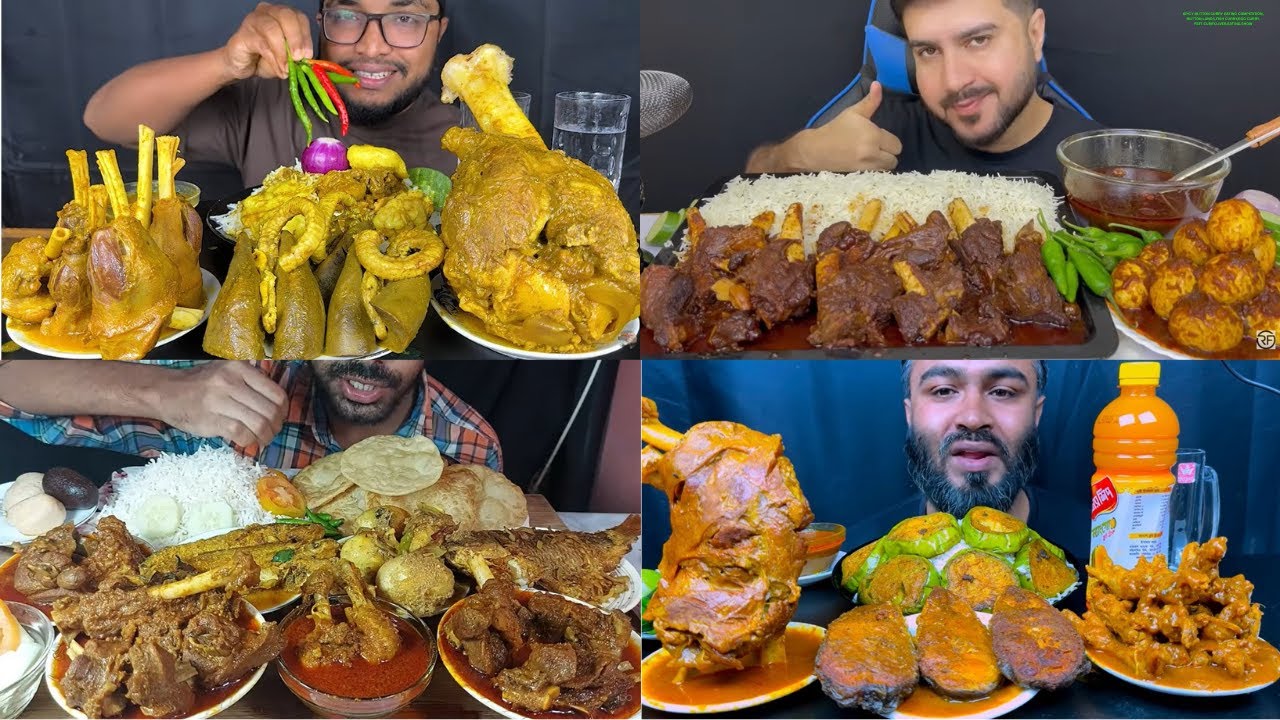 SPICY MUTTON CURRY EATING COMPETITION,MUTTON LUNGS,FISH CURRY,EGG CURRY,FEET CURRY,LIVER,EATING SHOW