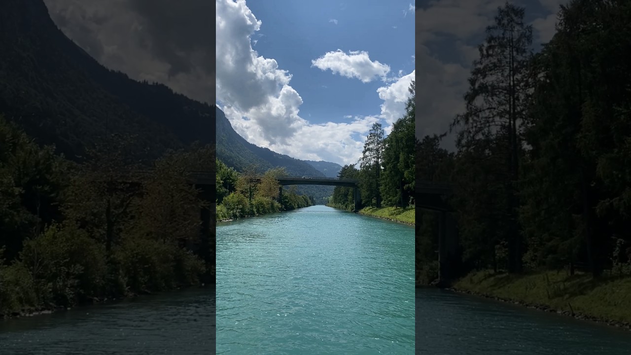 Cruising along Thun lake #shorts #swiss #switzerland #interlaken  #lakethun #swisstravel #travel