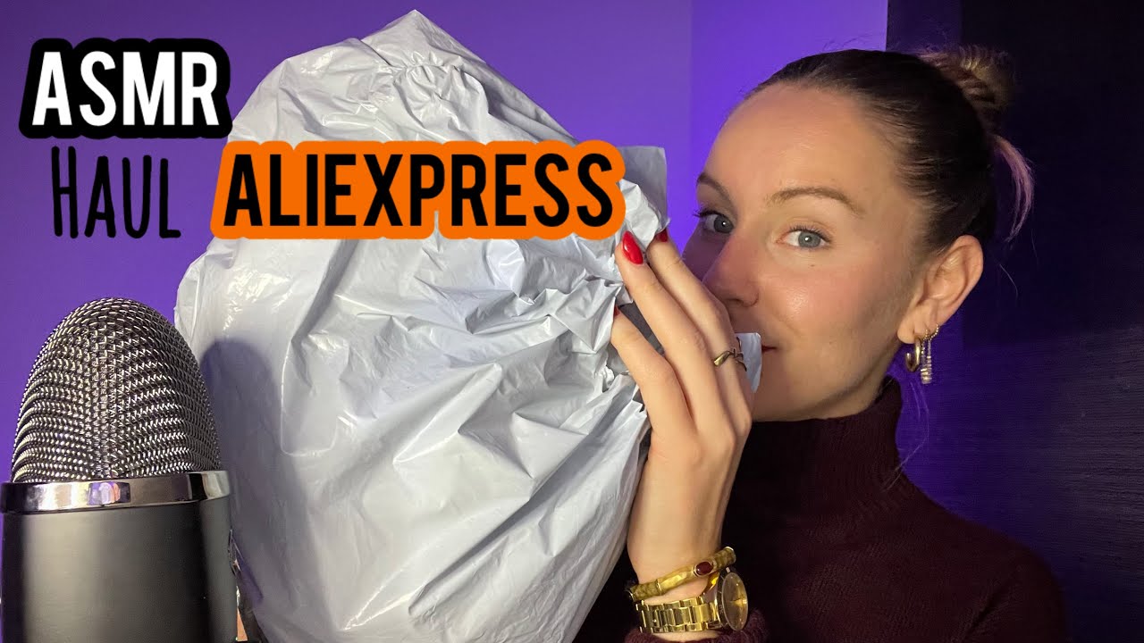 ASMR - HAUL ALIEXPRESS Para el canal🤩 con soniditos muy ricossssss
