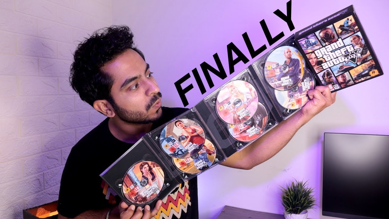 FINALLY Buying GTA 5 from Palika Bazar 😍 + Unboxing 7 Discs Pack 😱🔥