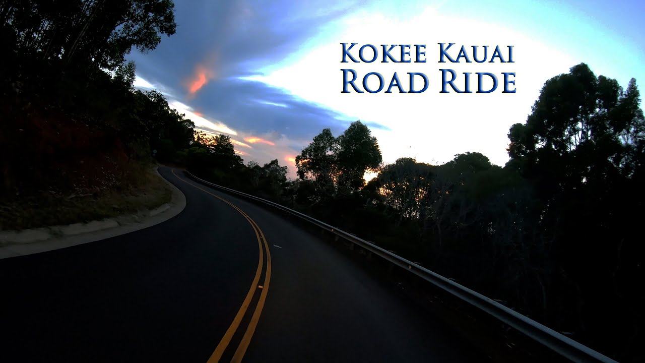 Kokee Ride at Sunset (Waimea Canyon to Kekaha Beach)