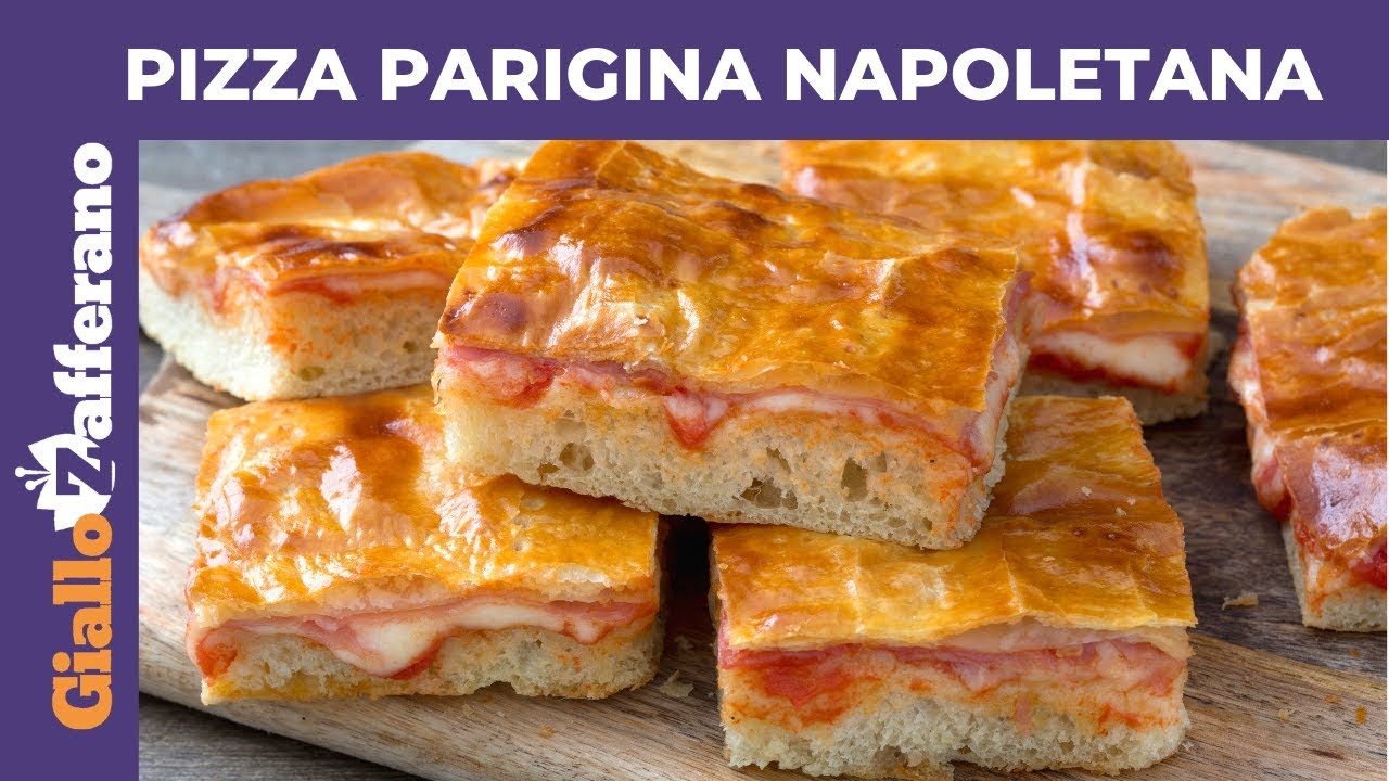 PIZZA PARIGINA FATTA IN CASA: Ricetta originale napoletana