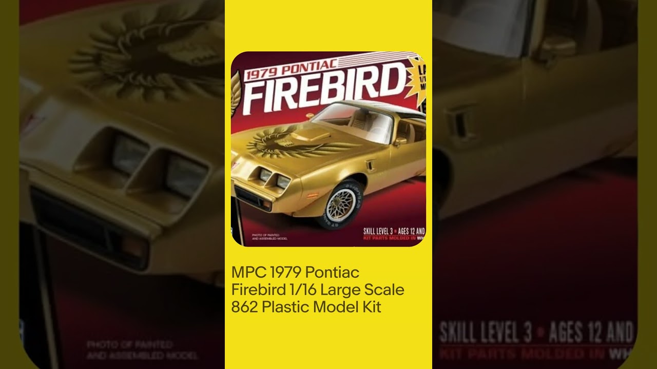 MPC 1979 Pontiac Firebird 1/16 Large Scale 862 Plastic Model Kit