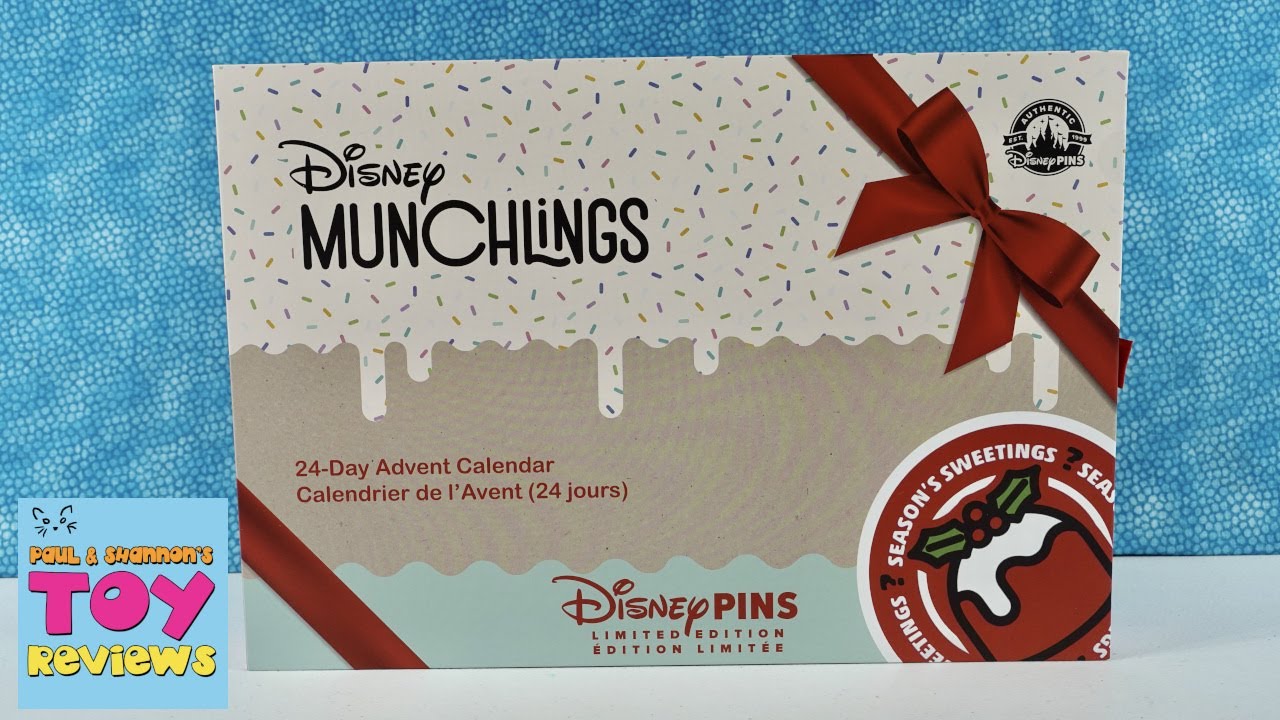 Disney Munchlings 2023 Pin Advent Calendar Unboxing Review | PSToyReviews
