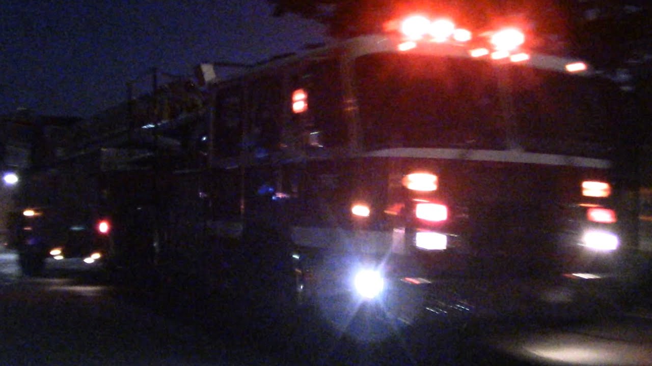 Reading Fire Department Spare Ladder 2 Responding