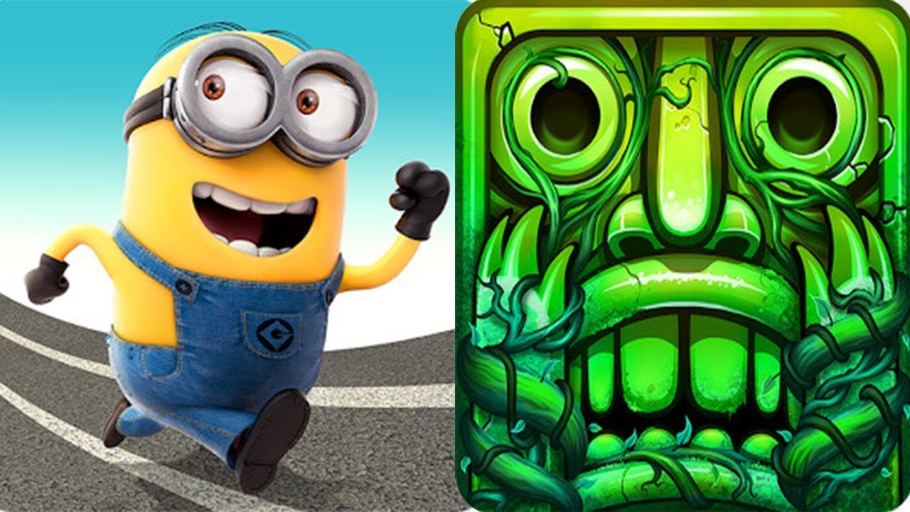Despicable Me - Minion Rush : Mel Minion Vs Temple Run 2 Lost Jungle ! Fun Games