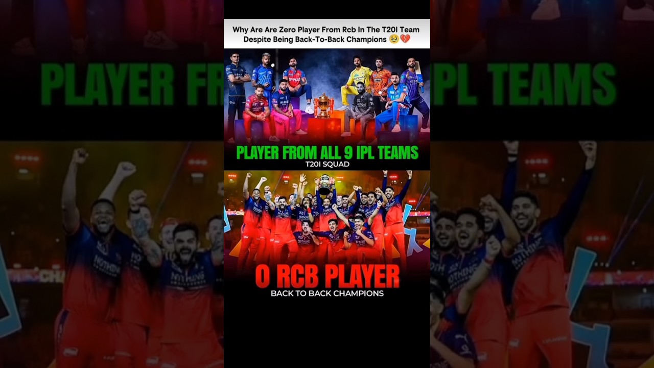 O RCB PLAYER BACK TO BACK CHAMPIONS 💔🥹🏆 || #shortfeed #teamindia#cricket