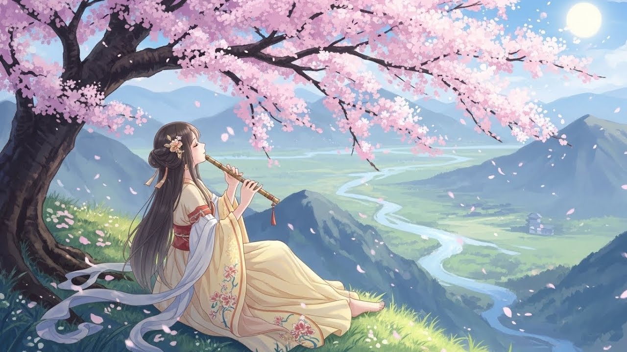 Zen Chinese Music, 🎋Relaxation Chinese Instruments, Soft Bamboo Flute, Warm Guzheng, Deeply Calming