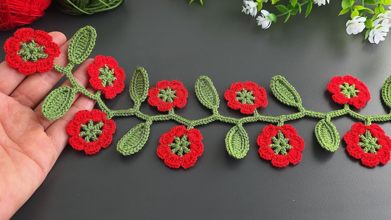 💰 I made 50 in one day and I sold them all! This is the best love flower  crochet. Easy crochet