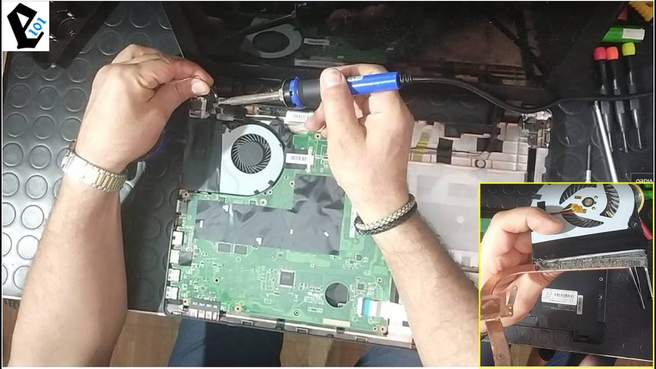 Laptop Sökümü _ Adaptör Giriş Soketi Onarımı ve Fan Temizliği (Casper Nirvana)