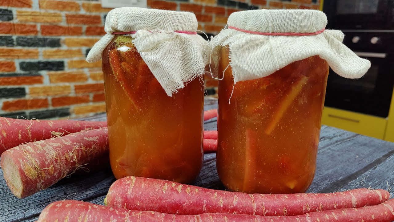 बिना तेल का पानी वाला गाजर का अचार -जो मुंह का जायका ही बदल देगा | Gajer Ka Achar | Carrot Pickle