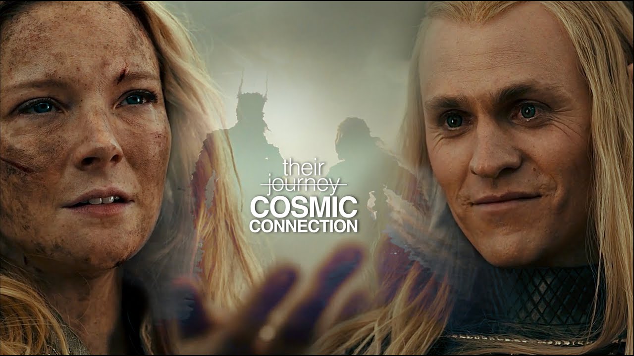 sauron & galadriel | their -journey- cosmic connection