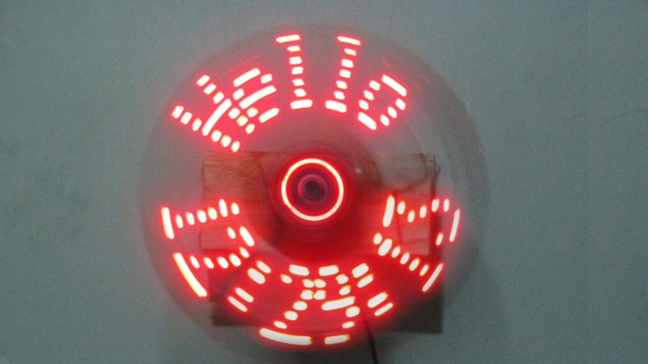 How to Make a Propeller Clock at home