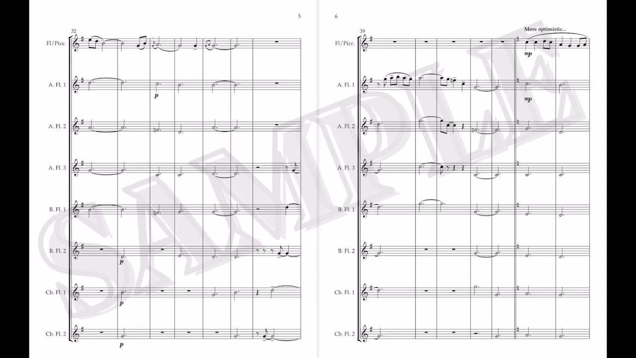 Slane for Solo Piccolo & Low Flute Ensemble