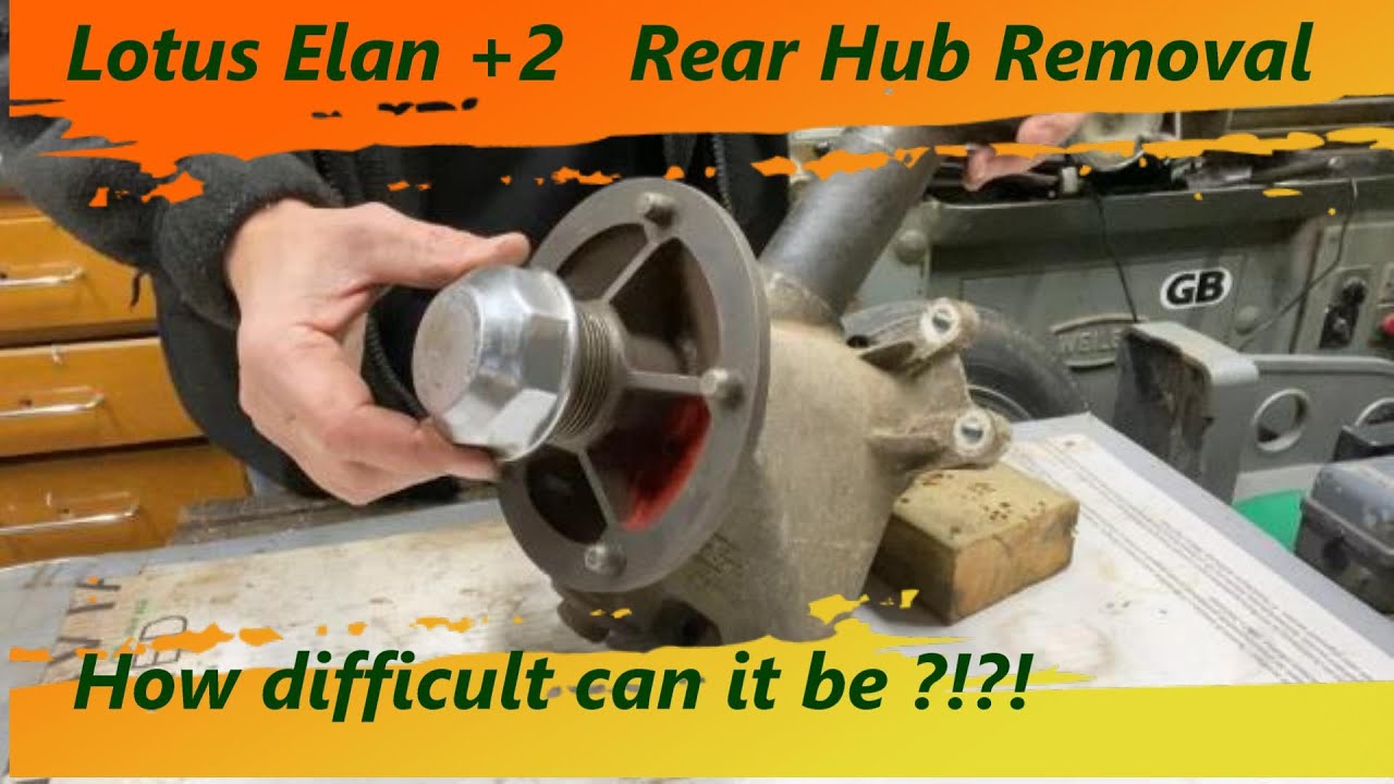 Lotus Elan +2  Rear Hub Part 1:  Bespoke hub puller